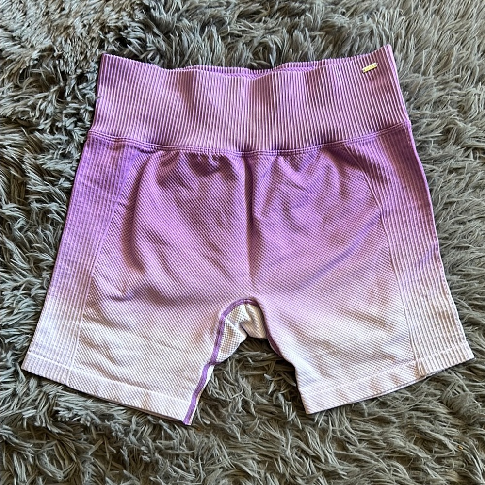 PINK Victoria's Secret Purple Ombre Bike Shorts